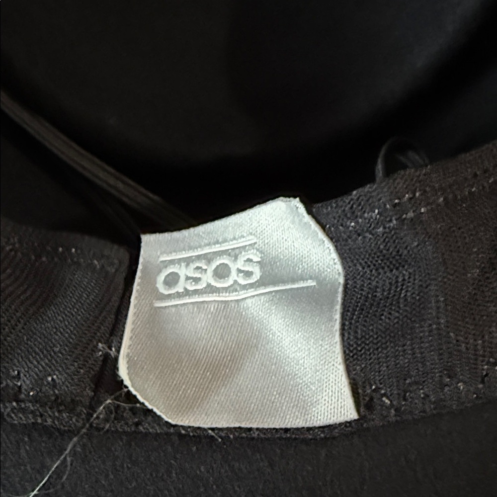 ASOS Black Hat with Silver Ring Detail - Picture 2 of 3